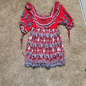 Red Free People Dress